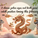 3 Chinese Zodiac Signs and Birth Years Catch Positive Timing This February